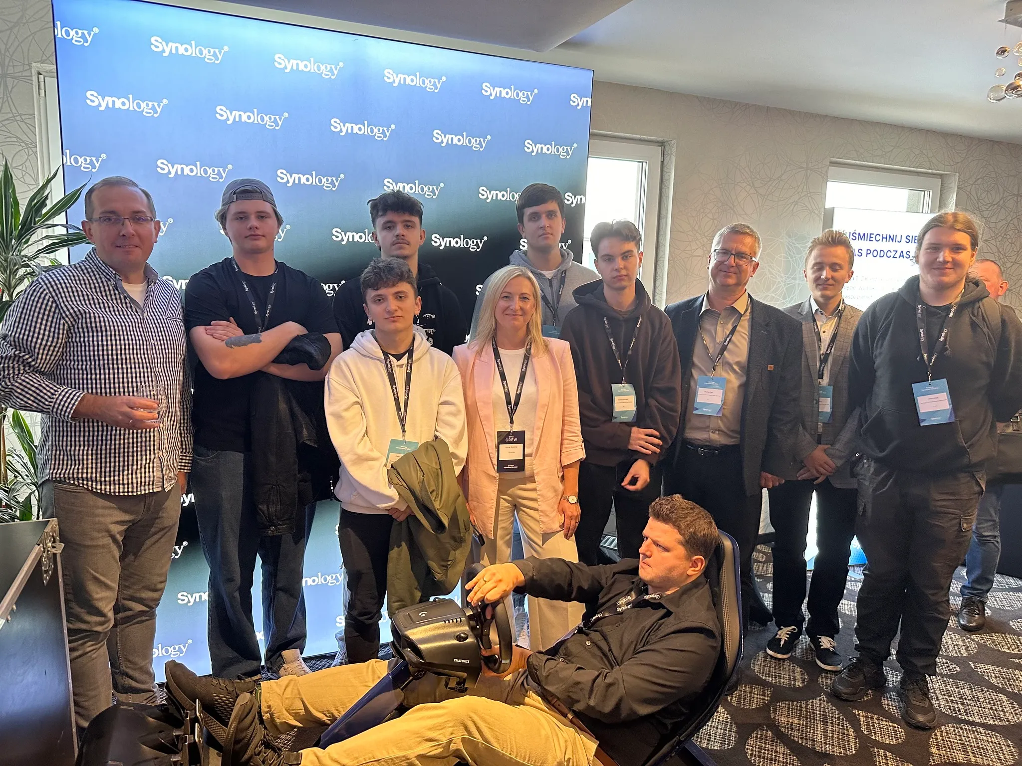 Uczniowie na Synology Experience Day 2024